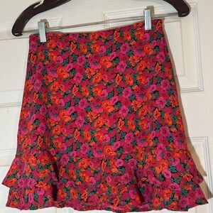 Chloe Mi Ami floral mini skirt. Size XS